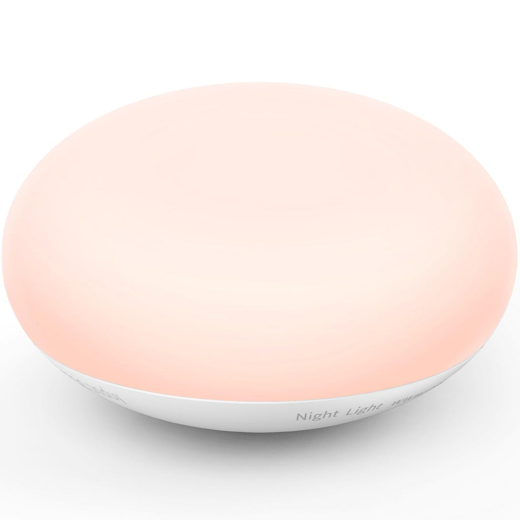 Cotabaty Baby Nachtlicht, Stilllicht für Babypflege im Kinderzimmer, Weiches BPA-freies Silikon-Touch-Control-Nachtlampe, für Stillen & Wickeln, Augenschonend, Umkehrdesign, Stufenlose Dimmfunktion