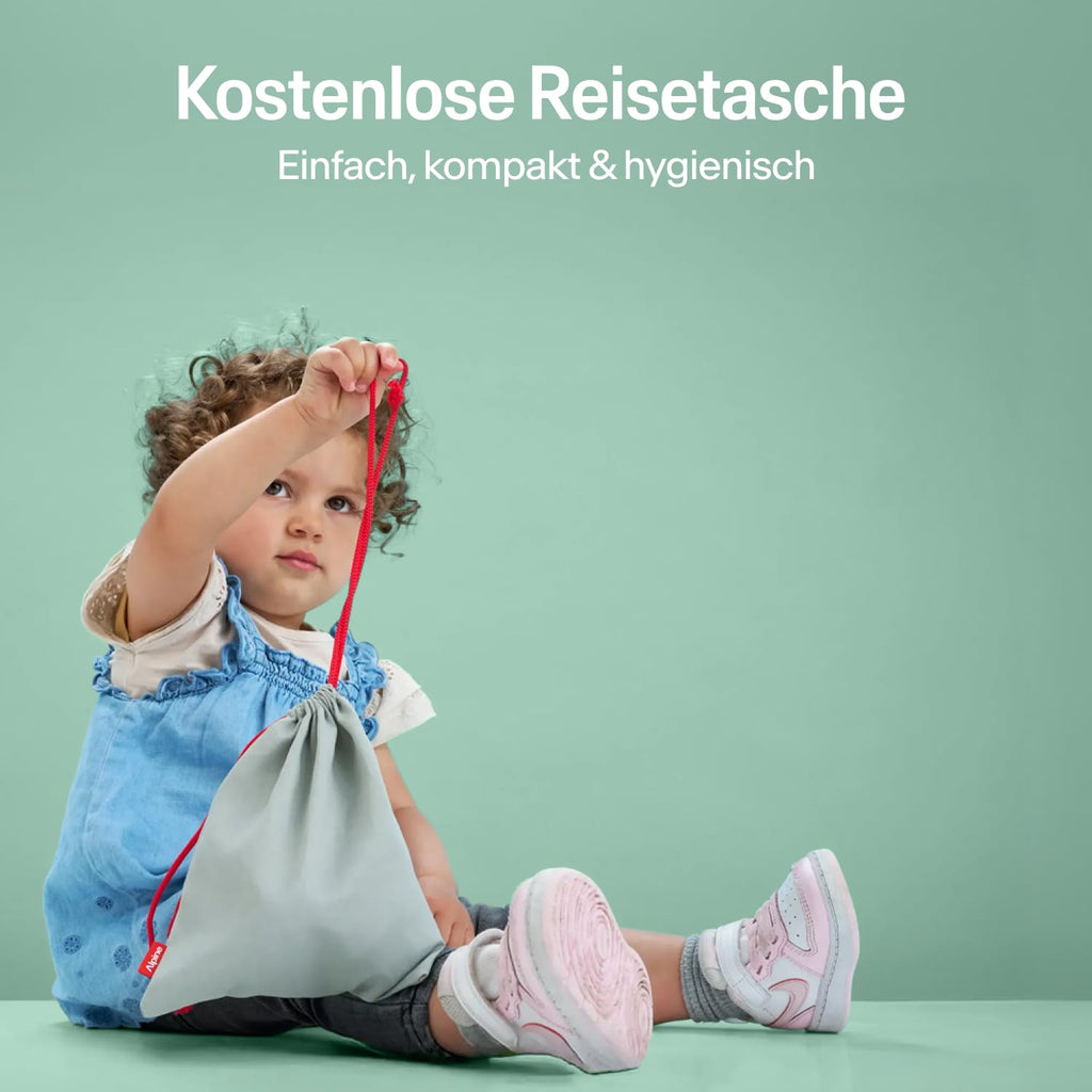 Alpine Muffy Baby Comfort - Gehörschutz für Babys & Kleinkinder - Getestet in Deutschland - Einzigartiges Kopfband für Sicheren & Bequemen Sitz - Verstellbar <5 Jahren - Kopfhörer Lärmschutz, Grün